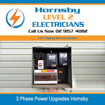 Upgraded electrical meter box in Hornsby