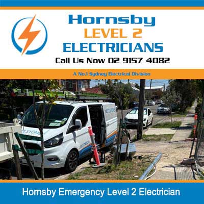 Electricians responding to urgent electrical work in Hornsby